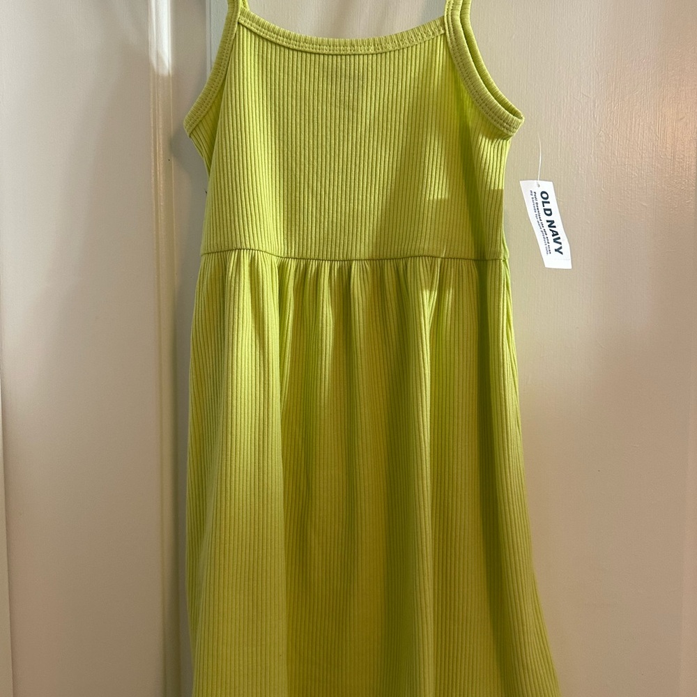 Old Navy Kids Bright Green Casual Dress